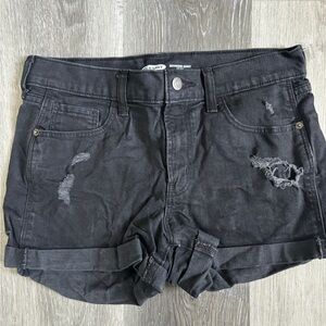 Old Navy Black Boyfriend Short